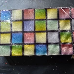 Colorful Geometric Art Hard Clutch